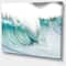 Designart - Massive Blue Waves Breaking Beach - Seashore Canvas Art Print